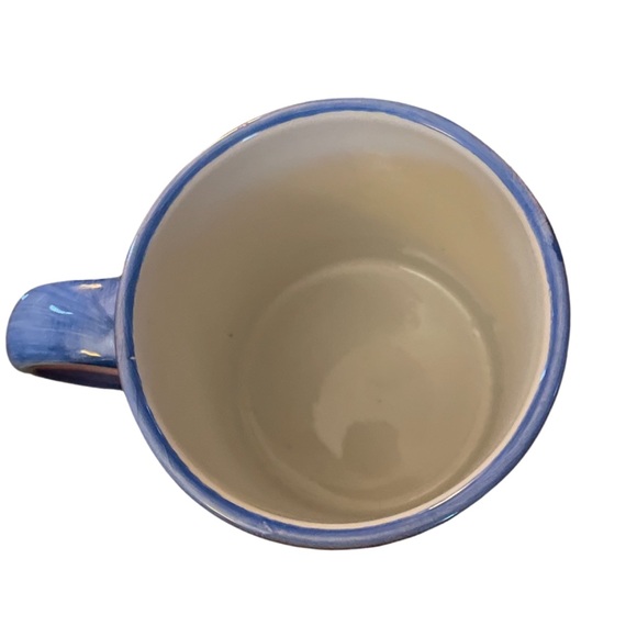 RB Alcobaca Coffee Mug Vegetable Motif Made in Portugal - Picture 3 of 4